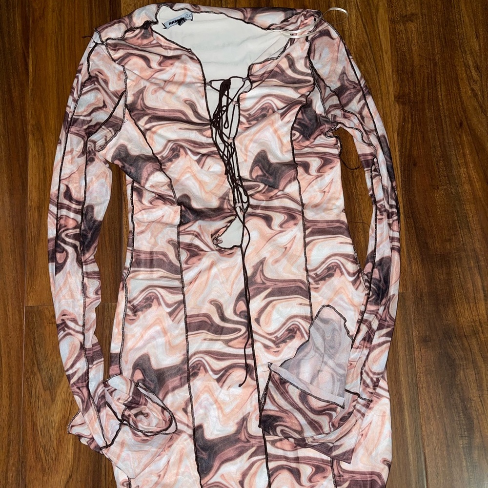 Disco Mesh Mini Dress - Picture 2 of 5